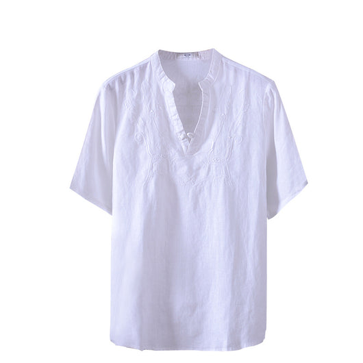 Camisa de Lino Bordada - Image 6