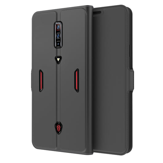 Funda de Cuero con Ranura para Tarjeta - Nubia Red Magic 6 Flip - Image 4