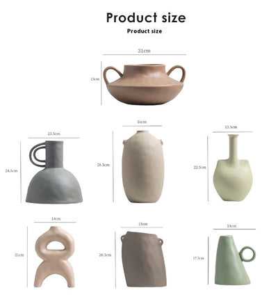 Jarrón de Cerámica Decorativo para el Hogar - Diseño Artesanal Moderno - Image 24