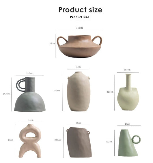 Jarrón de Cerámica Decorativo para el Hogar - Diseño Artesanal Moderno - Image 24