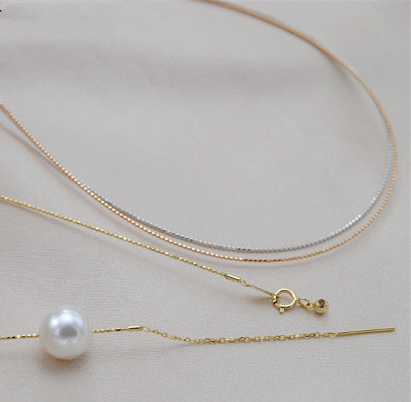 Cadena Ajustable de Oro 18K para Collares - Accesorio DIY Premium
