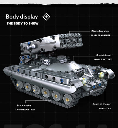 Bloques de Construcción Tanque Pequeños - Regalo Perfecto para Navidad - Image 6