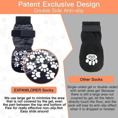 Calcetines Impermeables Cálidos para Perros Medianos - Antideslizantes y Protectores - Image 9