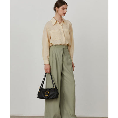 Bolso Tote Axilar de Cuero Genuino para Mujer - Image 4