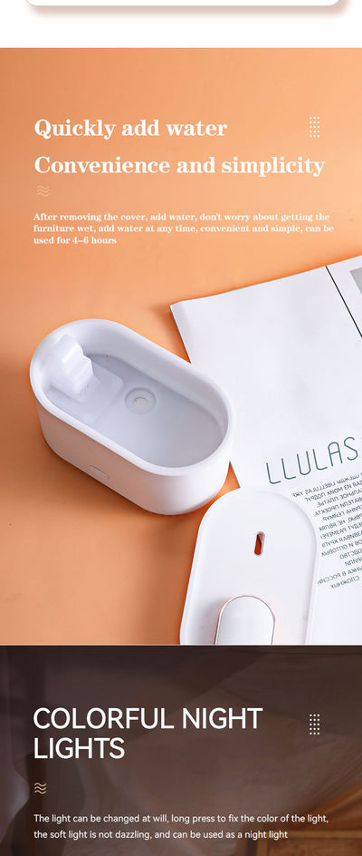 Difusor Ultrasónico Portátil con Aromaterapia y Humificador - Image 13