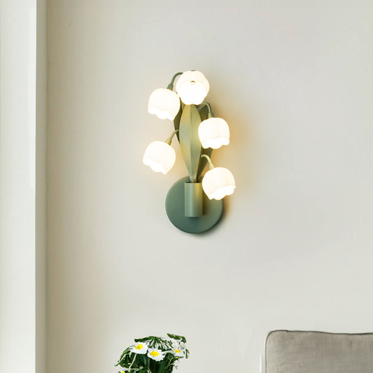 Lámpara de Pared Pastoral Francesa para Dormitorio - Diseño Minimalista Moderno - Image 2
