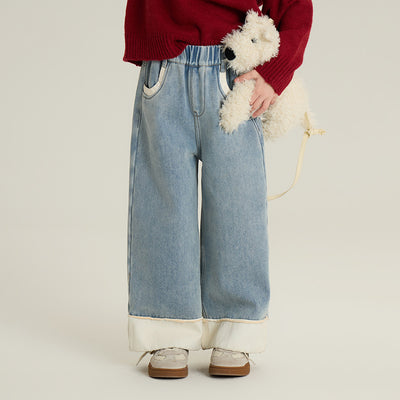 Pantalones Rectos Casuales Unisex para Niños y Niñas