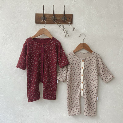Mono Largo de Algodón con Estampado de Waffle y Botones Únicos - Image 12