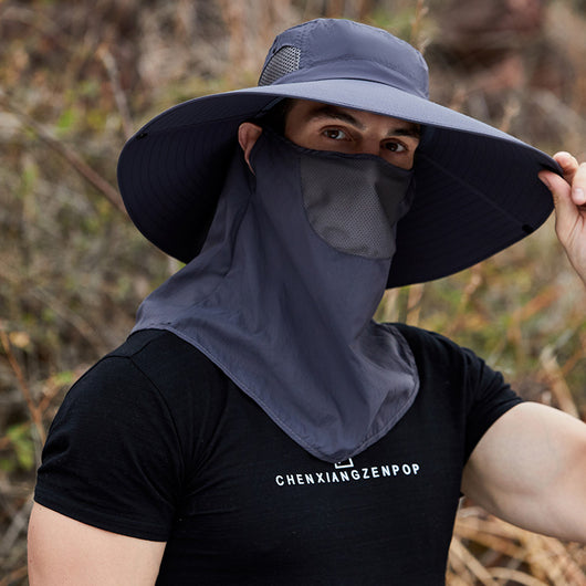 Sombrero Bucket de Ala Ancha para Hombre - Protección Solar Verano - Image 2