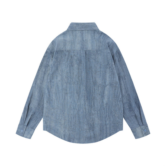 Camisa de Lino y Algodón con Bordado Artesanal para Hombre - Image 3