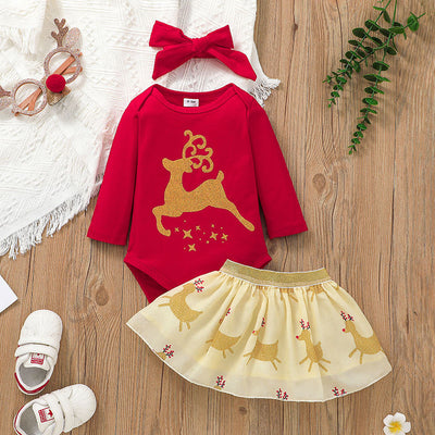 Conjunto de Dos Piezas para Bebé con Estampado Animal