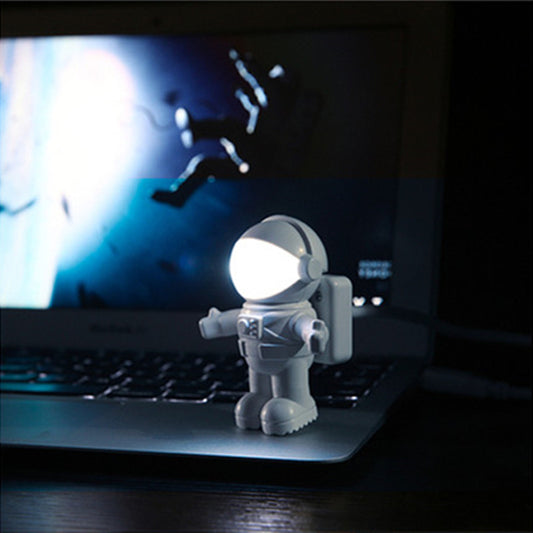 Lámpara de Escritorio LED Astronauta con Puerto USB - Diseño Romántico Moderno