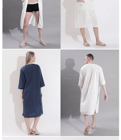 Bata Suelta Talla Grande Estilo Japonés y Coreano para Dormir - Image 37