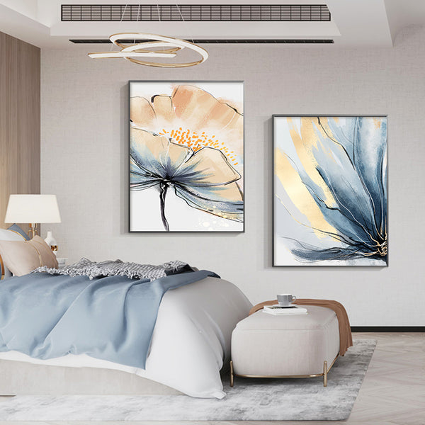 Lámina Decorativa Floral Nórdica Minimalista
