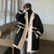 Chaqueta Trench Tweed Casual con Detalles de Moda Urbana