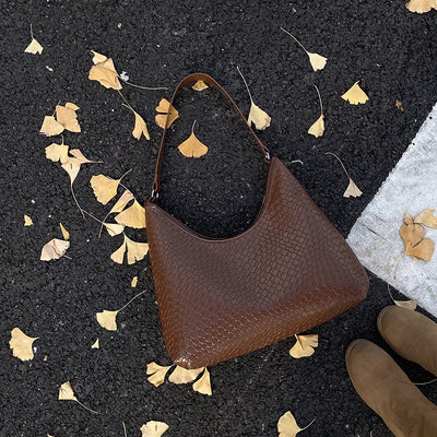Bolso de Hombro Retro Premium para Mujer - Bolso Tejido de Gran Capacidad - Image 7