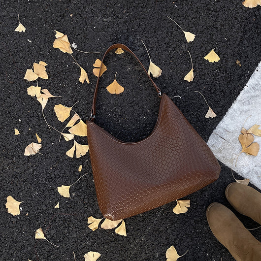 Bolso de Hombro Retro Premium para Mujer - Bolso Tejido de Gran Capacidad - Image 7
