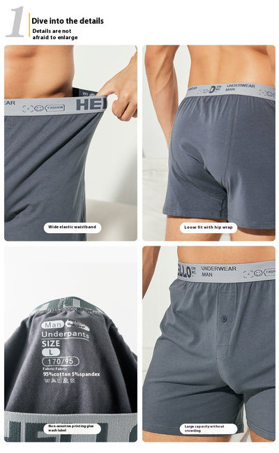 Pantalones Boxer Sueltos para Casa HELLO - Algodón Puro Hombre - Image 9