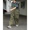 Overol Suelto Retro Japonés Ami Caqui para Parejas - Estilo Trendy Unisex