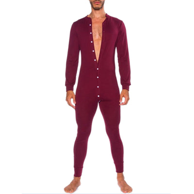 Jumpsuit Entallado de Color Liso para Casa y Relajación - Image 5