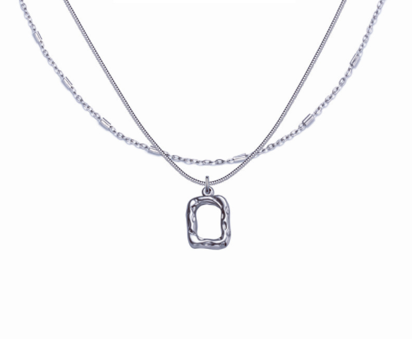 Cadena Doble Capa en Oro 18K para Escote - Cinturón Elegante de Influencer - Image 2