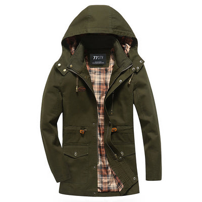 Chaqueta de Algodón Estilo Militar - Image 3