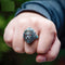 Anillo del Rey Mono Plata Vintage - Joya Artesanal Unisex