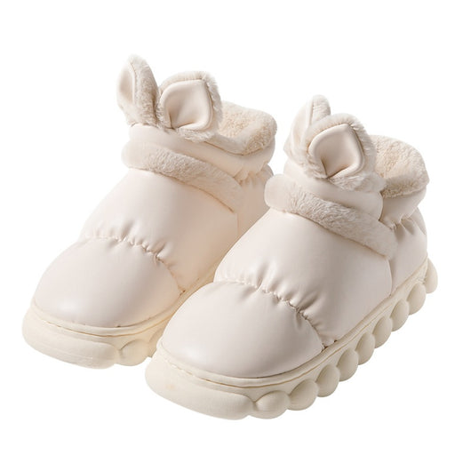 Pantuflas de Pareja Impermeables Antideslizantes de Algodón - Image 5