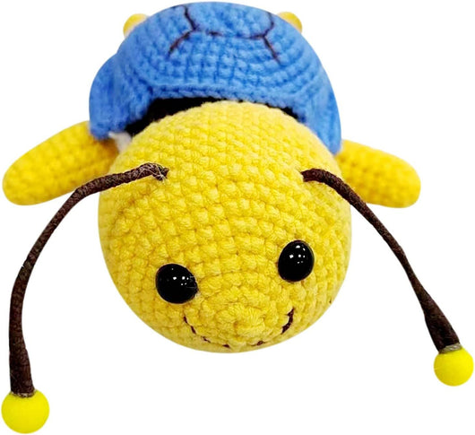 Kit DIY de Muñeca Abeja Tejida a Mano en Lana - Image 15