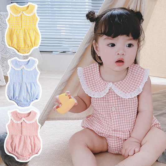 Body Bebé a Cuadros: Diseño Simple y Creativo