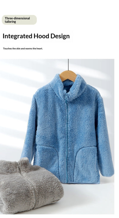 Abrigo Acolchado Forrado en Polar para Padres e Hijos - Image 24