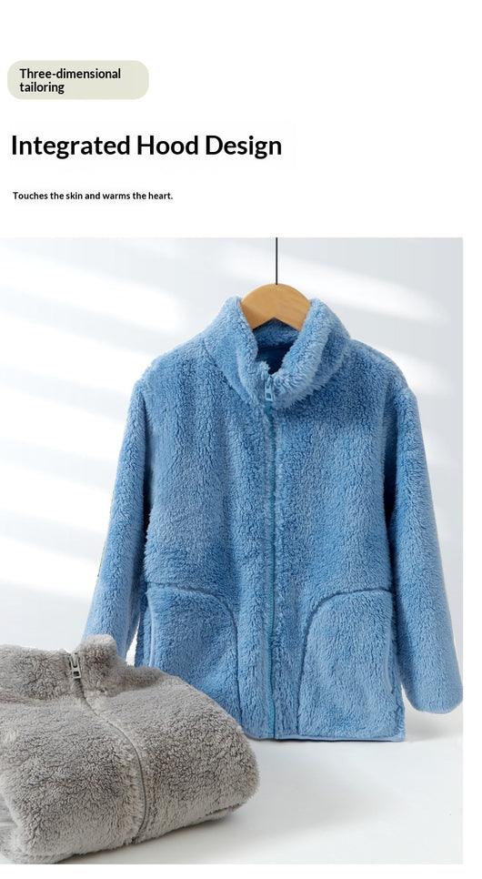 Abrigo Acolchado Forrado en Polar para Padres e Hijos - Image 24