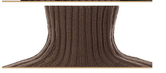 Suéter de Cuello Alto Tejido - Estilo Asiático Moderno - Image 4