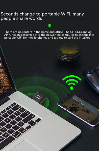Adaptador Bluetooth Dual Band 2 en 1 con Función Access Point - Image 9