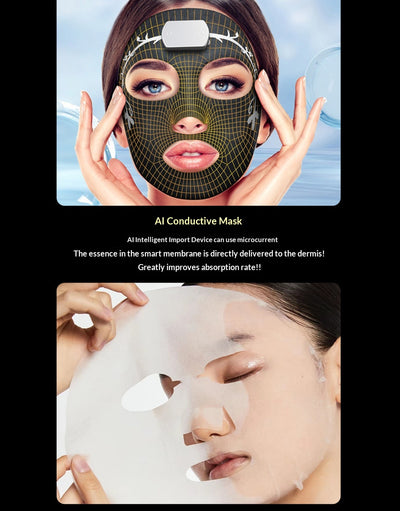 Mascarilla Reafirmante Antiedad con Tecnología Black - Lifting Facial Intenso - Image 13