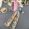 Conjunto Retro Elegante: Camisa Suelta y Pantalón de Temperamento Francés