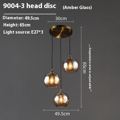 Lámpara Colgante de Cristal para Dormitorio y Sala de Estar - Image 11