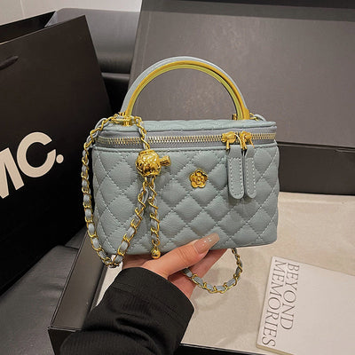 Bolso Mensajero de Moda Rhombus Chain para Mujer - Image 9