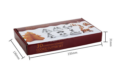 Moldes de Galletas 3D en Acero Inoxidable - Set de Utensilios para Repostería - Image 4