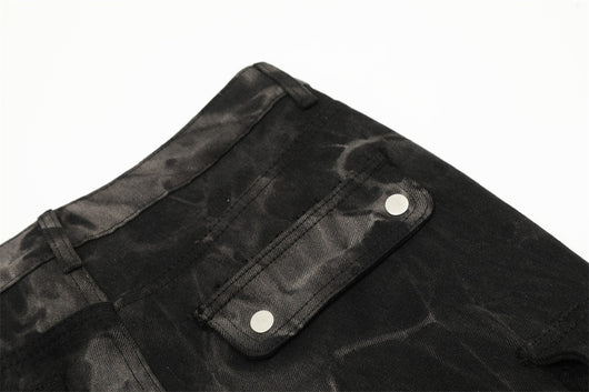 Pantalones Cargo Denim de Pierna Ancha para Hombre - Image 16