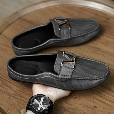 Mocasines Hombre Cuero Cerrados sin Talón - Comodidad Slip-On - Image 17