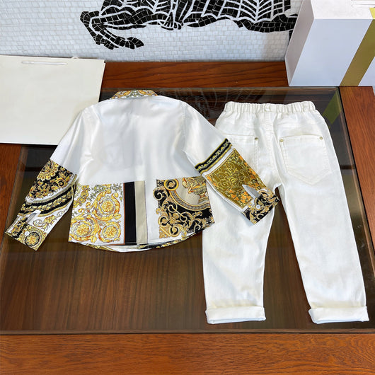 Camisa Vaquera Infantil de Manga Larga Estilo Western - Image 9
