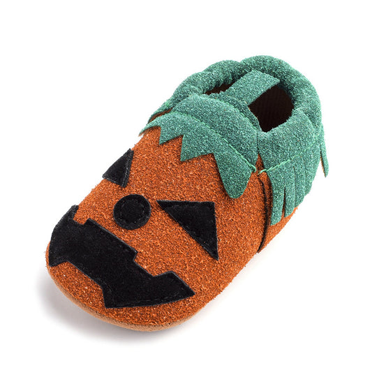 Zapatos de Lona Halloween Calabaza para Bebés - Calzado Suave para Primeros Pasos - Image 3