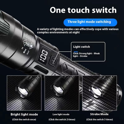 Linterna Recargable LED de Alta Potencia con Batería de Larga Duración - Image 2