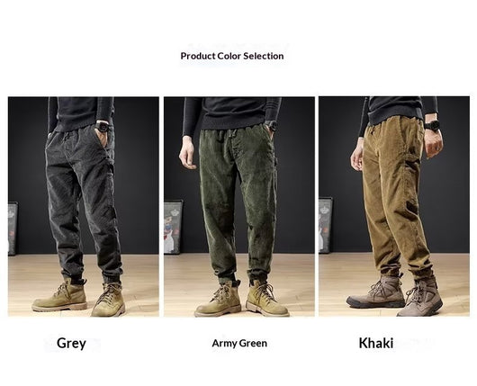 Pantalones de Pana Holgados Talla Grande para Hombre - Image 10