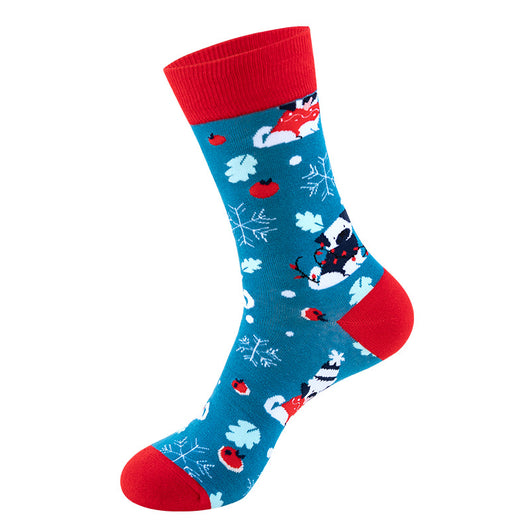 Medias Navideñas con Diseño de Papá Noel y Muñeco de Nieve - Image 8