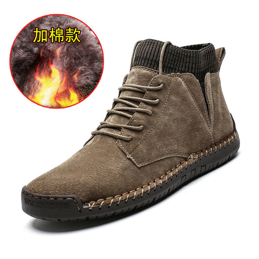 Botas Martin para Hombre Invierno con Forro de Algodón - Caña Media para Nieve - Image 13