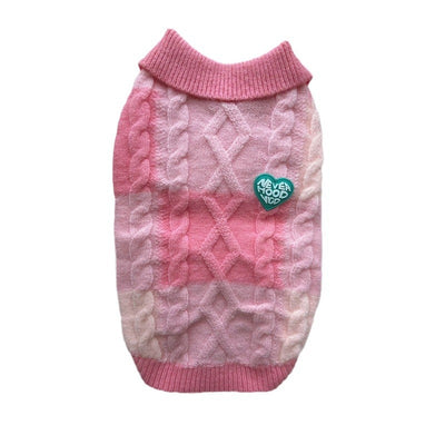 Cardigan con Cuello Polo a Cuadros para Mascotas Pequeñas y Medianas - Image 5