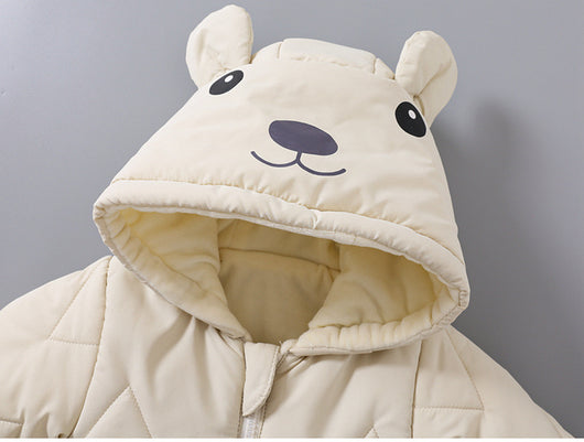 Mameluco Acolchado de Algodón para Bebé con Gorro - Image 17