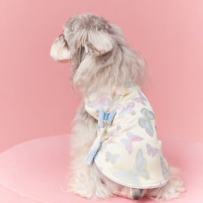 Chaleco Cheongsam Estilo Neo-Chino para Mascotas Pequeños - Schnauzer y Bichón - Image 3